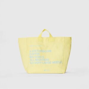 NWT FIGS Yellow Tote Bag